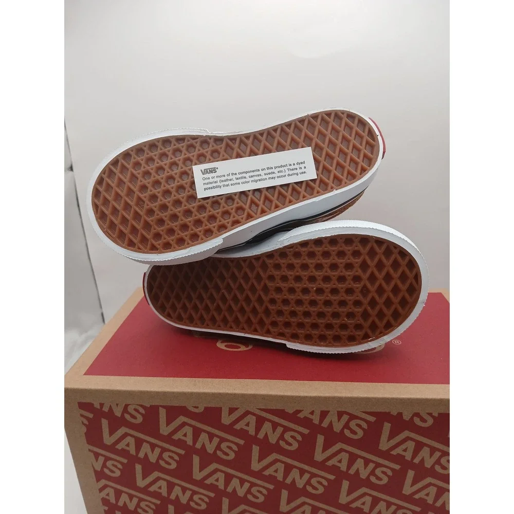 Vans Brooklyn Ls V Toddler Suede Chipmunk Brown Sneakers VN000D7XGWT Size 7.0 TD